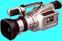 Sony VX1000 camcorder.