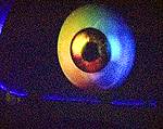 Huge eyeball at exhibition.