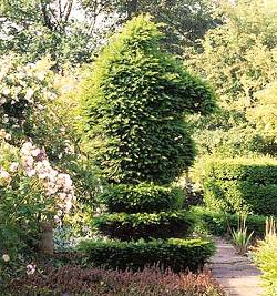 The gardens at Hemmingford Grey.
