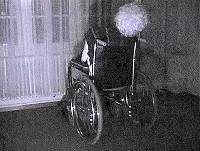 Still from 'Sublime' showing figure in wheelchair.