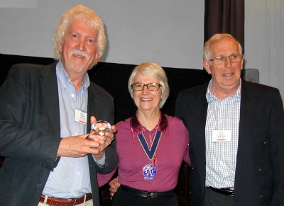 Robert Duncan, Linda Gough and Alan Fenemore at BIAFF.