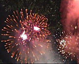 Fireworks at the closing ceremony.