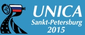 The logo for UNICA 2015.