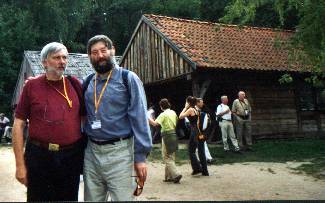 Portrait of Radek Stipl and Dave Watterson at UNICA 2003.