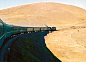 Picture of the Trans Siberian Railway.