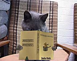 The merged images with cat seeming to read the book.